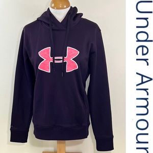 Under Armour Girls Fleece Storm Logo Hoodie